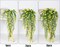Outdoor Fake Hanging Plants,Hanging Plant Vine,Faux Eucalyptus Leafs Greenery Vine Plant Faux Plants Fake Plants Greenery for Jungle Theme Party Wedding Decoration(Yellow)